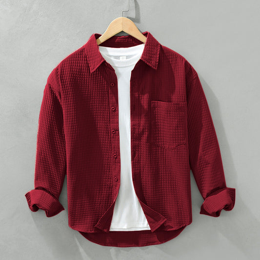 Redefine Your Look with Our Exclusive Maroon Shirt