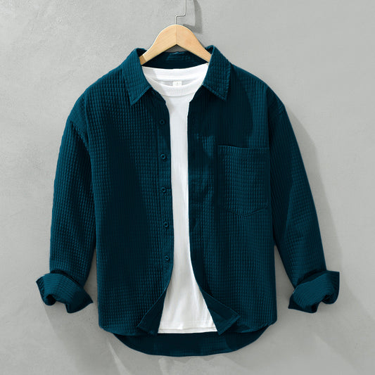 Rock the Trend in a Stylish Forest Green men's Shirt