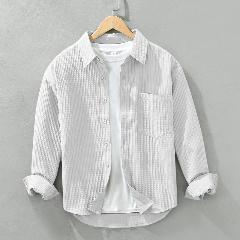 Elevate Minimalism with a White  men's Shirt