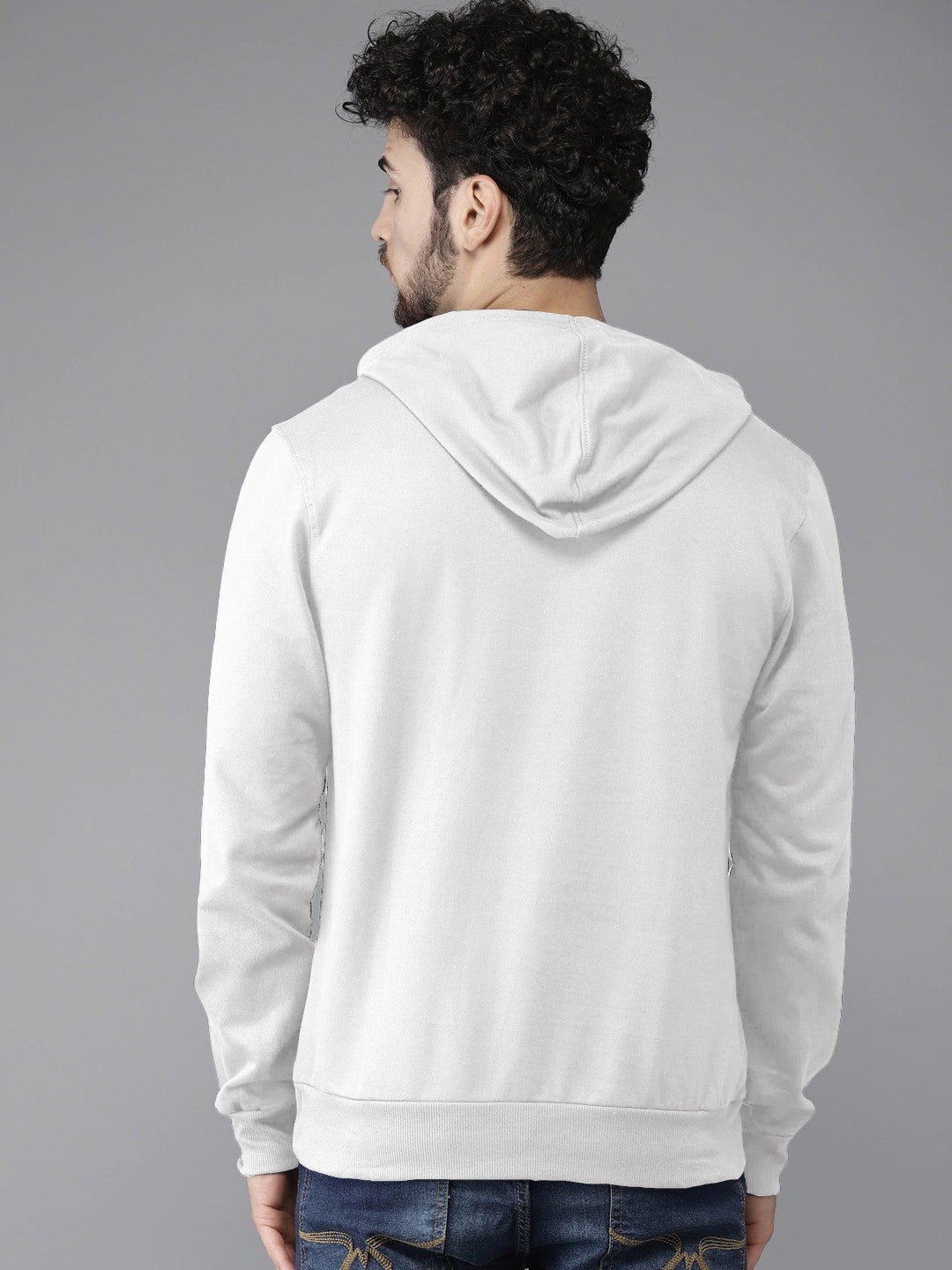 White Colour High Quality Premium Hoodie For Men