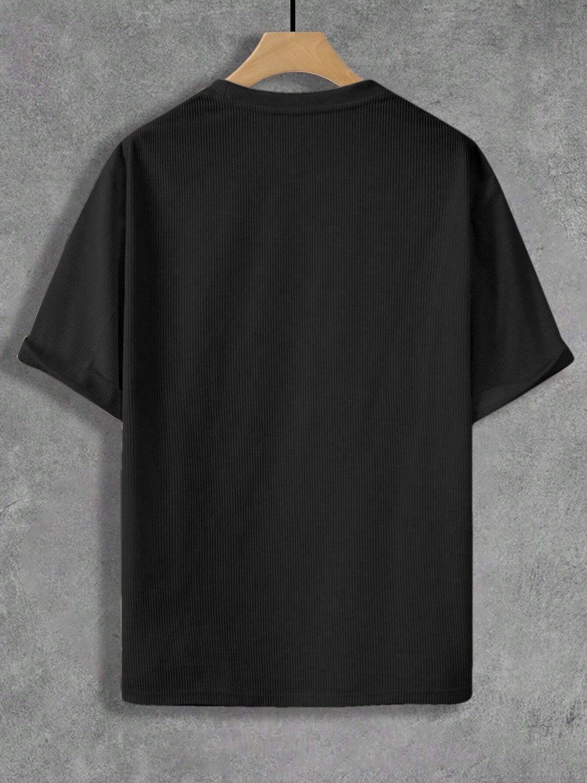 Executive Black Plain T-Shirt