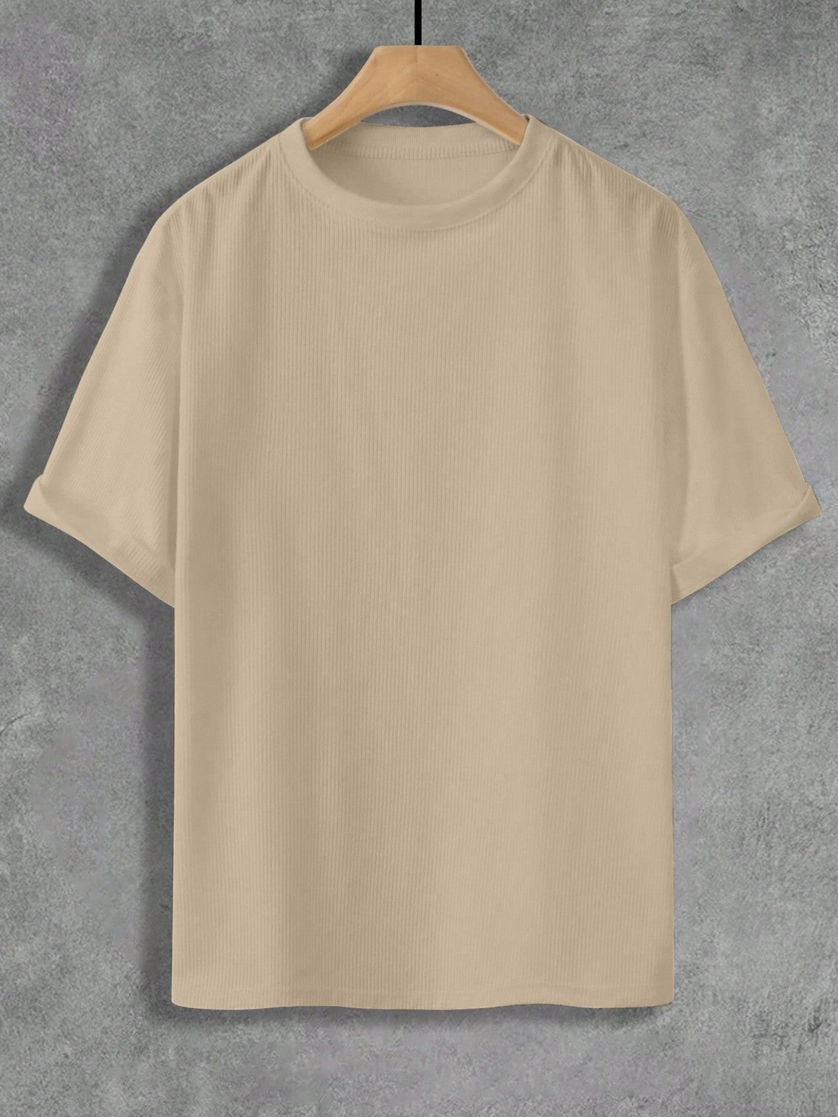 Stylist Cream Plain T shirt