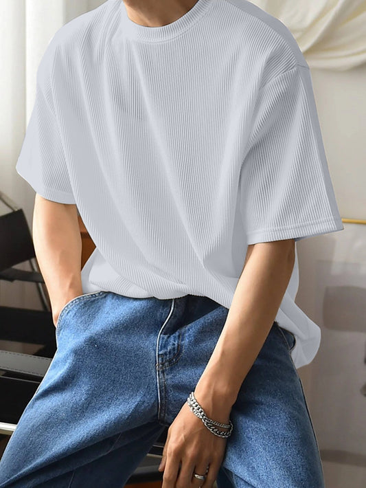 Executive Light Grey  Plain T-Shirt