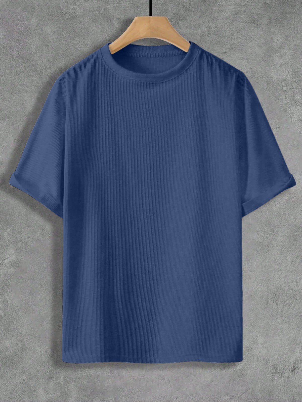 Regular Fit Crew-Neck T-Shirt with Short Sleeves